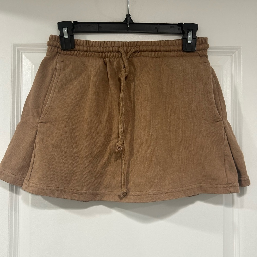 NWT Zara Tan Mini Skirt - Picture 2 of 6